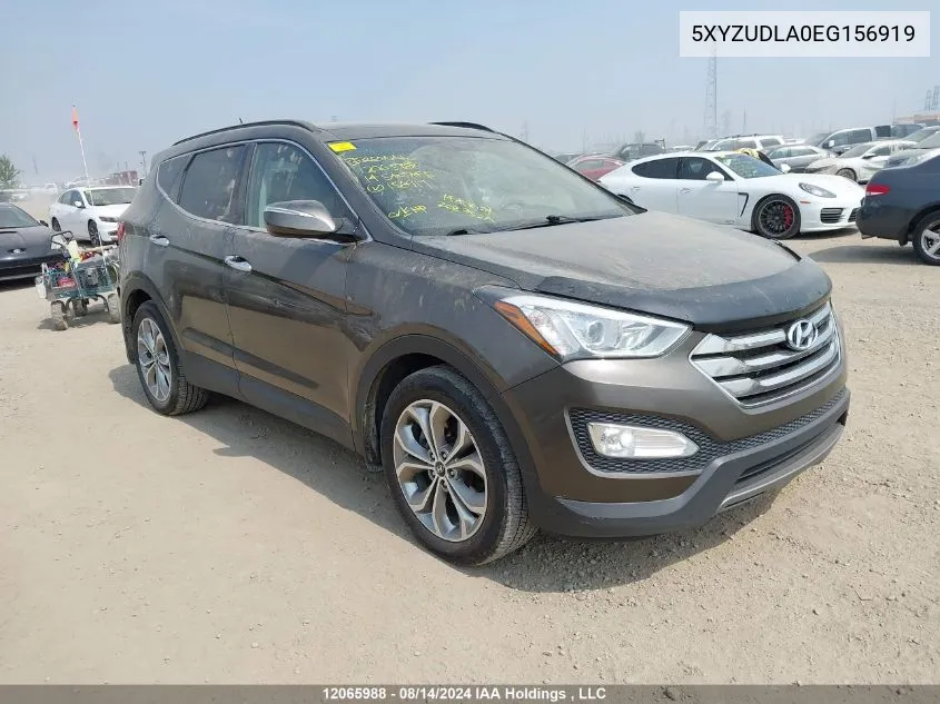 2014 Hyundai Santa Fe Sport 2.0T Limited VIN: 5XYZUDLA0EG156919 Lot: 12065988