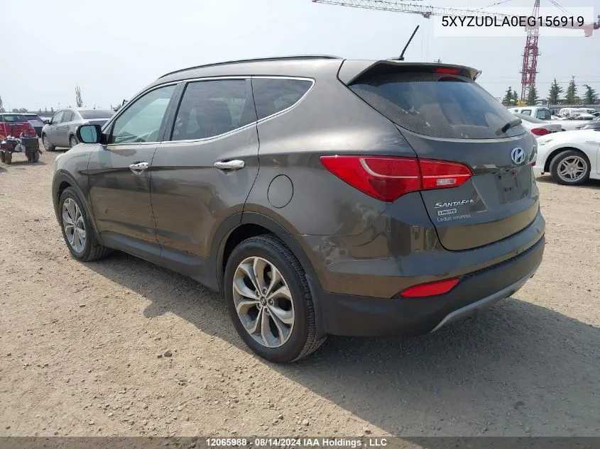 2014 Hyundai Santa Fe Sport 2.0T Limited VIN: 5XYZUDLA0EG156919 Lot: 12065988