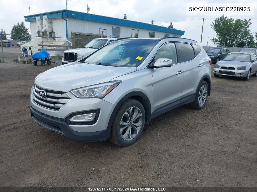 2014 Hyundai Santa Fe Sport VIN: 5XYZUDLA5EG228925 Lot: 12076211