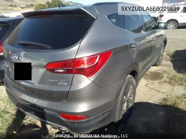 5XYZUDLA6EG229839 2014 Hyundai Santa Fe Sport