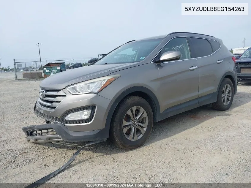 2014 Hyundai Santa Fe Sport 2.4 Premium VIN: 5XYZUDLB8EG154263 Lot: 12094318