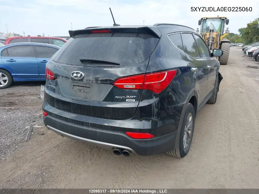 2014 Hyundai Santa Fe Sport VIN: 5XYZUDLA0EG225060 Lot: 12095317