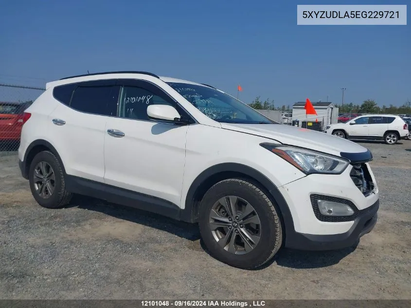 2014 Hyundai Santa Fe Sport VIN: 5XYZUDLA5EG229721 Lot: 12101048