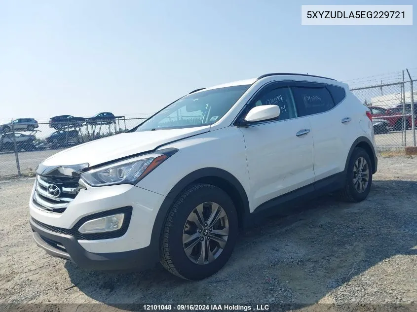 2014 Hyundai Santa Fe Sport VIN: 5XYZUDLA5EG229721 Lot: 12101048