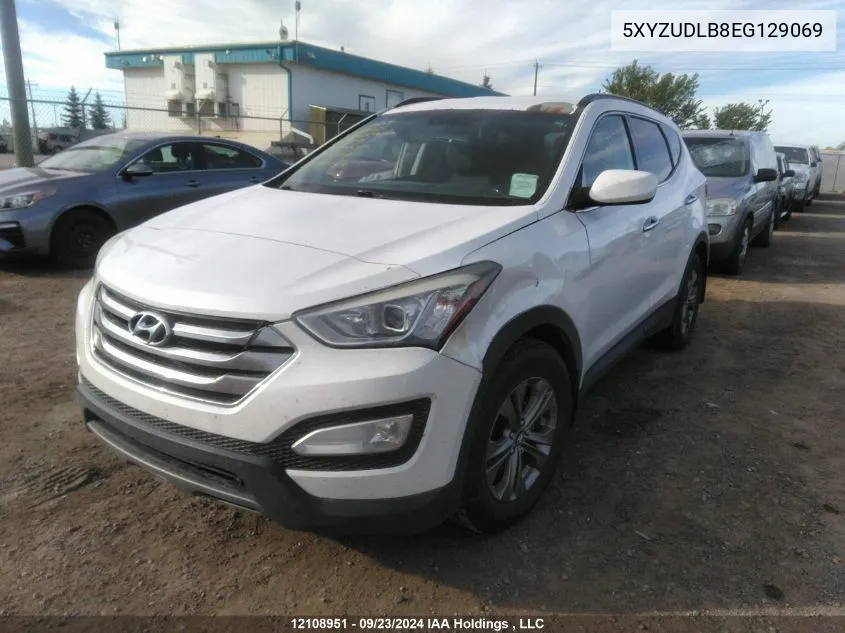 2014 Hyundai Santa Fe Sport VIN: 5XYZUDLB8EG129069 Lot: 12108951