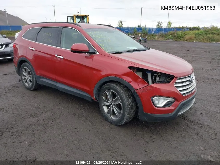 KM8SM4HF4EU051963 2014 Hyundai Santa Fe Xl