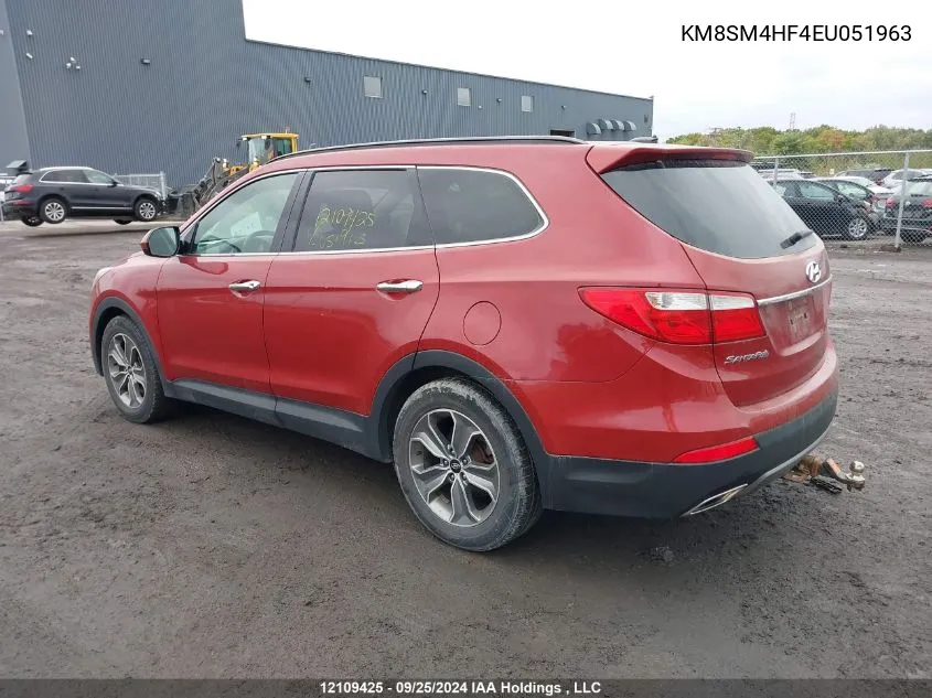 KM8SM4HF4EU051963 2014 Hyundai Santa Fe Xl