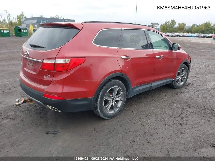 KM8SM4HF4EU051963 2014 Hyundai Santa Fe Xl