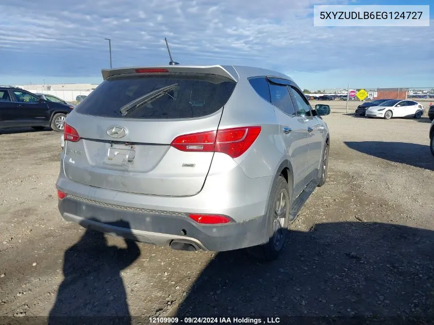 5XYZUDLB6EG124727 2014 Hyundai Santa Fe Sport