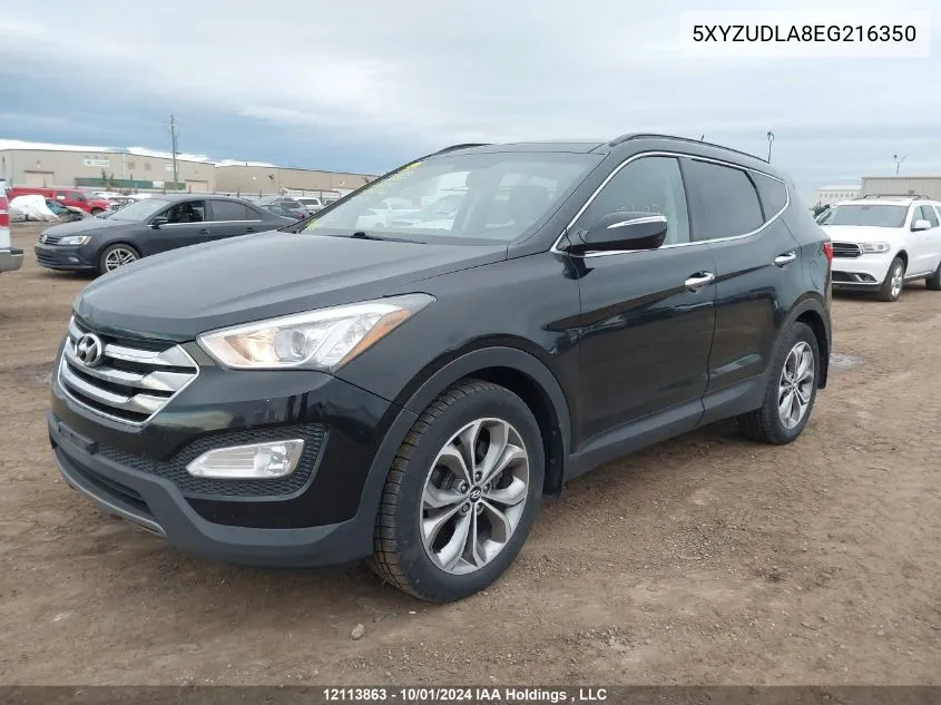 2014 Hyundai Santa Fe Sport 2.0T Se VIN: 5XYZUDLA8EG216350 Lot: 12113863