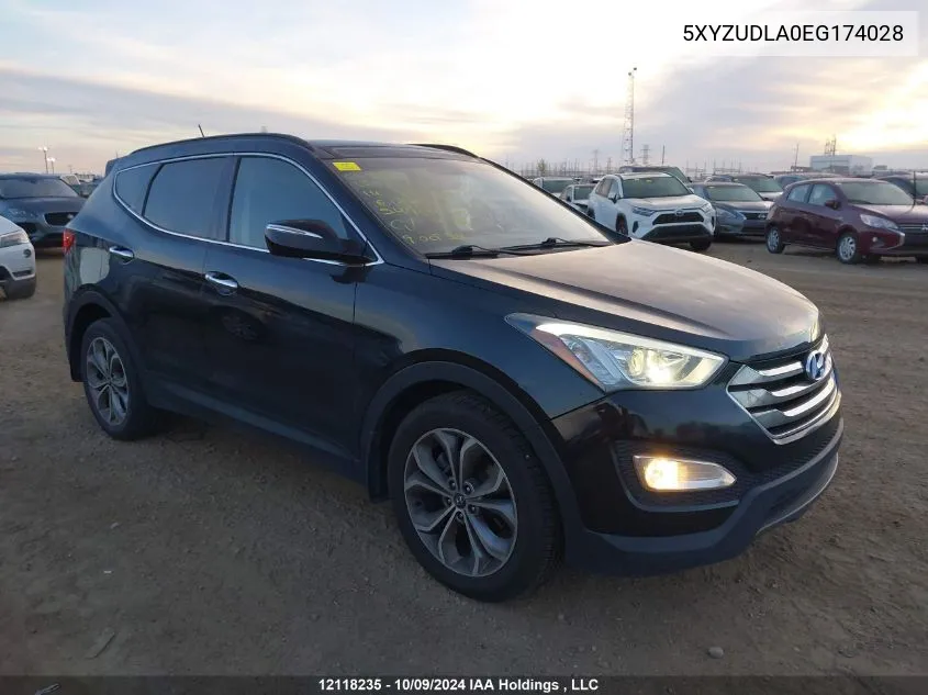 2014 Hyundai Santa Fe Sport VIN: 5XYZUDLA0EG174028 Lot: 12118235