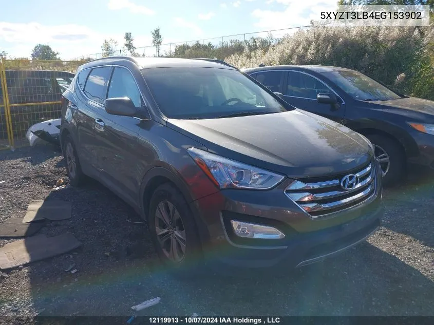 2014 Hyundai Santa Fe Sport VIN: 5XYZT3LB4EG153902 Lot: 12119913