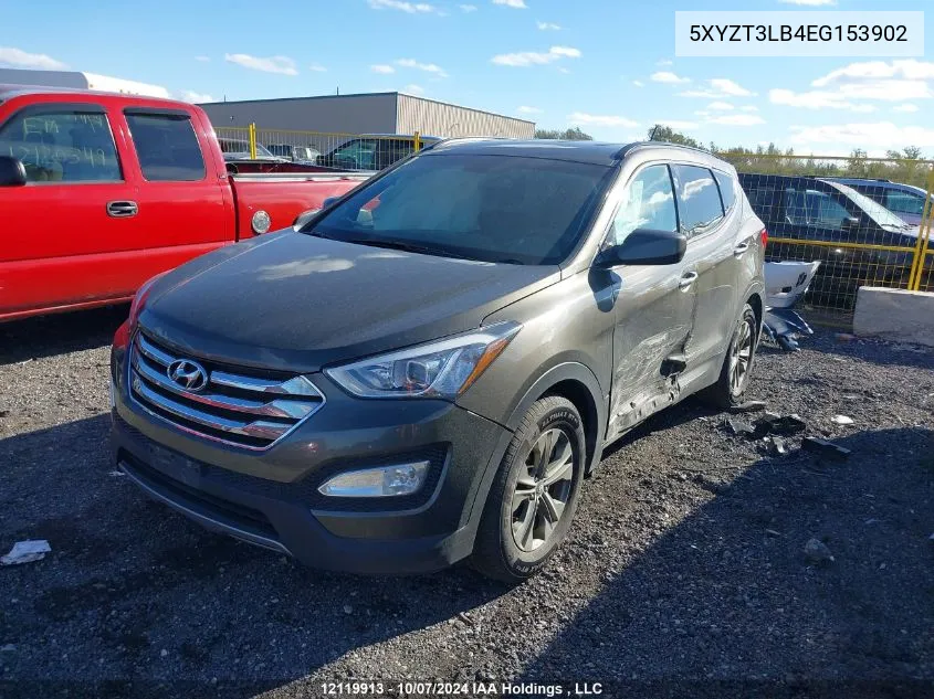 2014 Hyundai Santa Fe Sport VIN: 5XYZT3LB4EG153902 Lot: 12119913