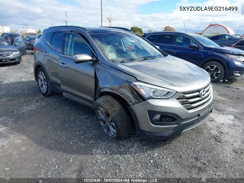 2014 Hyundai Santa Fe Sport 2.0T Limited VIN: 5XYZUDLA9EG216499 Lot: 12121439