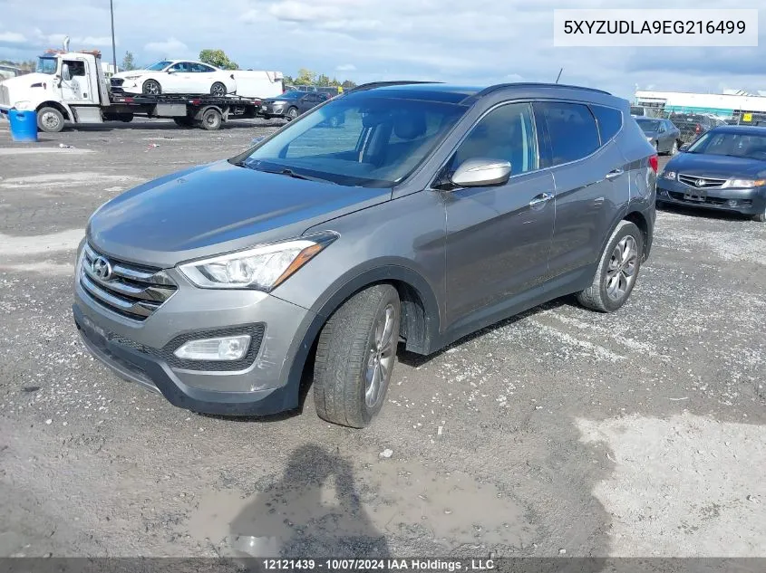 2014 Hyundai Santa Fe Sport 2.0T Limited VIN: 5XYZUDLA9EG216499 Lot: 12121439