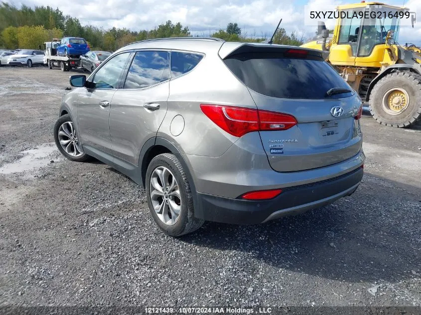 2014 Hyundai Santa Fe Sport 2.0T Limited VIN: 5XYZUDLA9EG216499 Lot: 12121439