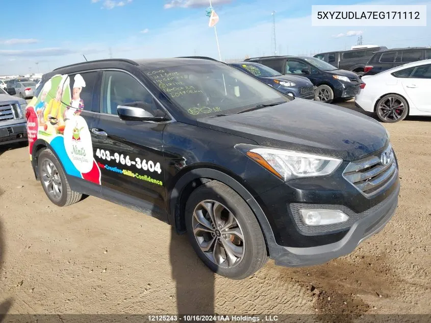 2014 Hyundai Santa Fe Sport VIN: 5XYZUDLA7EG171112 Lot: 12125243