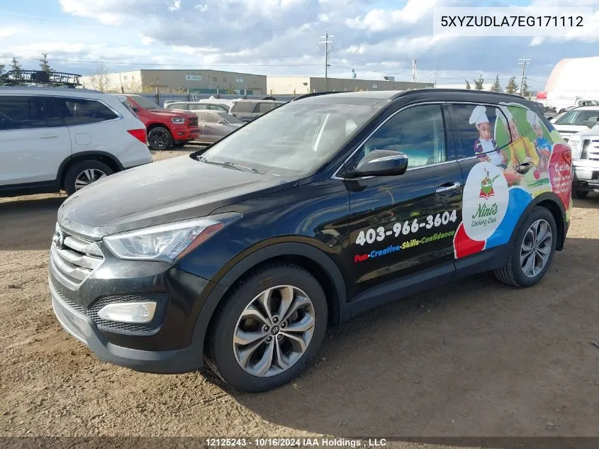 2014 Hyundai Santa Fe Sport VIN: 5XYZUDLA7EG171112 Lot: 12125243