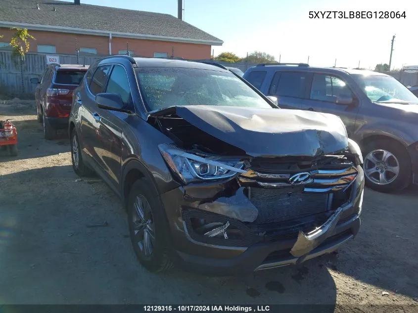 5XYZT3LB8EG128064 2014 Hyundai Santa Fe