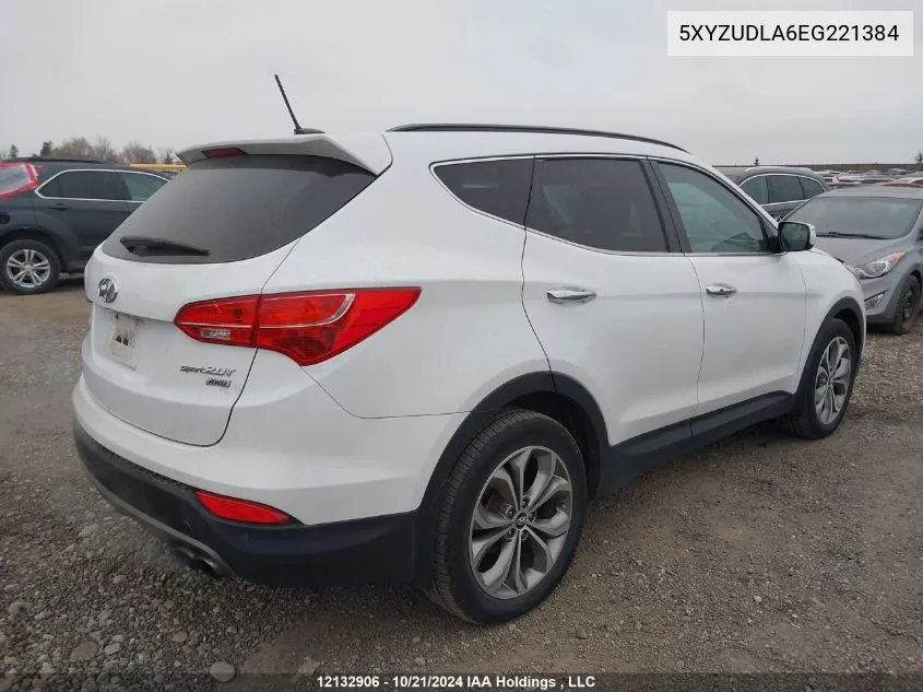 2014 Hyundai Santa Fe Sport VIN: 5XYZUDLA6EG221384 Lot: 12132906