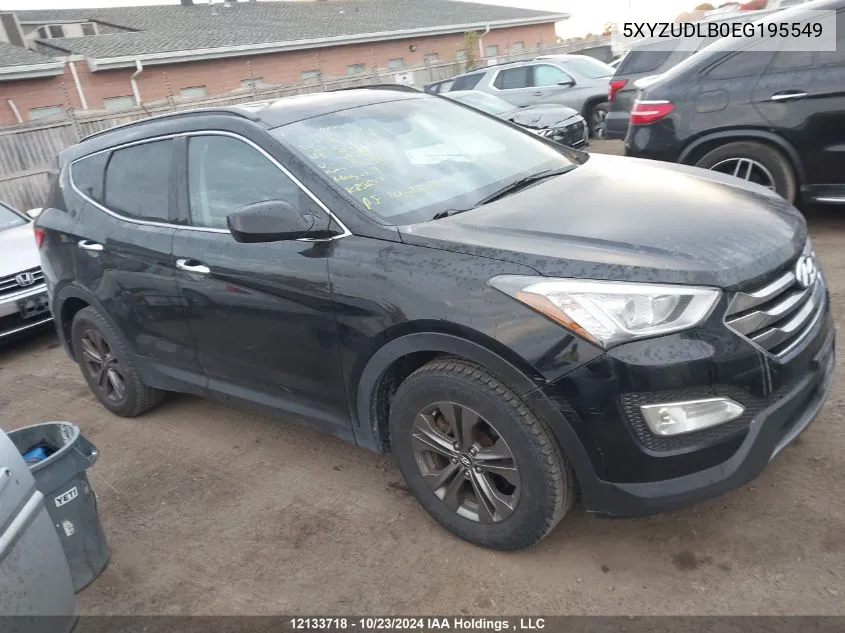 2014 Hyundai Santa Fe Sport VIN: 5XYZUDLB0EG195549 Lot: 12133718