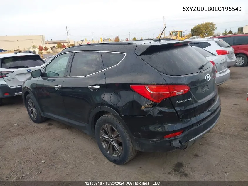 5XYZUDLB0EG195549 2014 Hyundai Santa Fe Sport