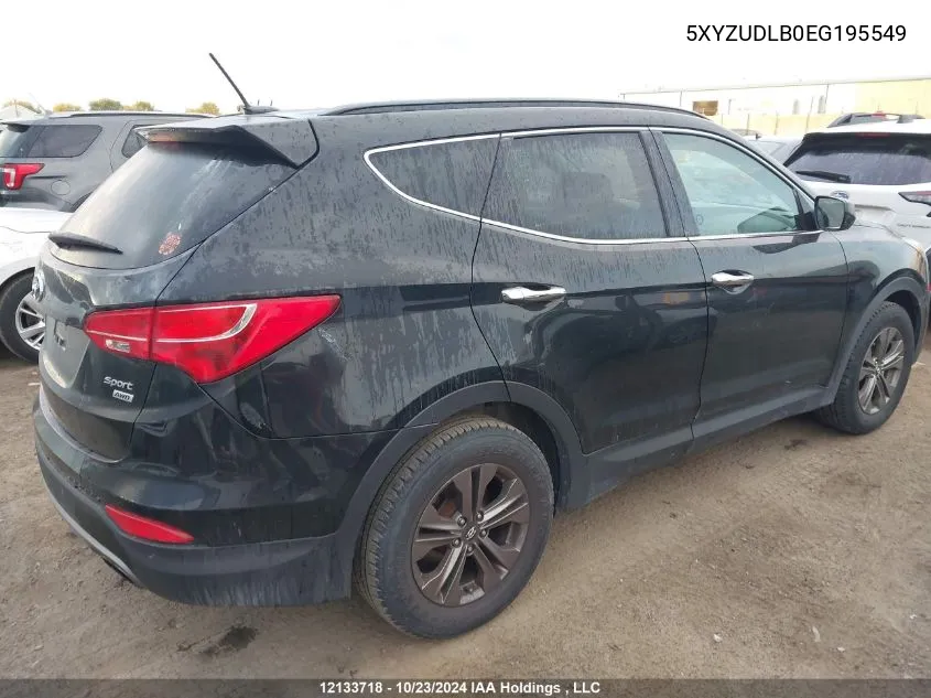 5XYZUDLB0EG195549 2014 Hyundai Santa Fe Sport