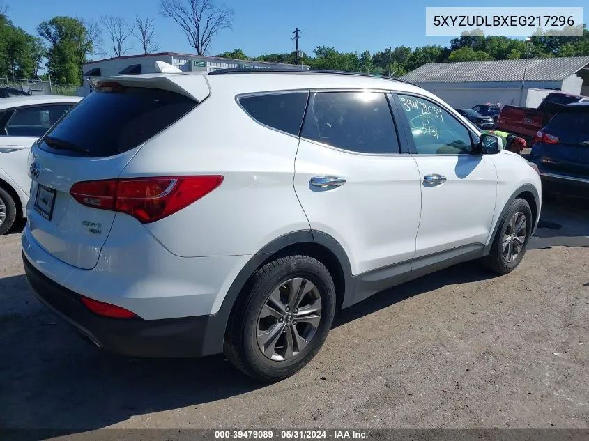 5XYZUDLBXEG217296 2014 Hyundai Santa Fe Sport 2.4L