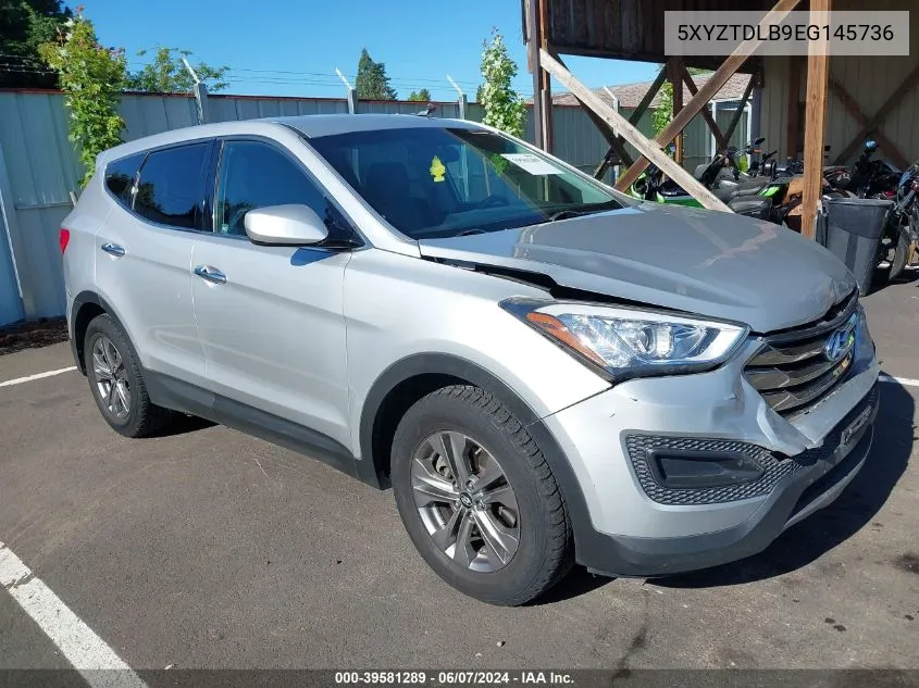 2014 Hyundai Santa Fe Sport 2.4L VIN: 5XYZTDLB9EG145736 Lot: 39581289