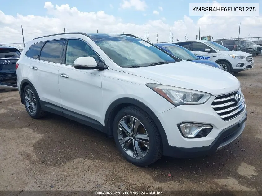 2014 Hyundai Santa Fe Limited VIN: KM8SR4HF6EU081225 Lot: 39626228