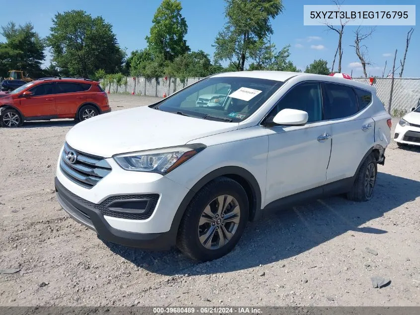 2014 Hyundai Santa Fe Sport 2.4L VIN: 5XYZT3LB1EG176795 Lot: 39680489