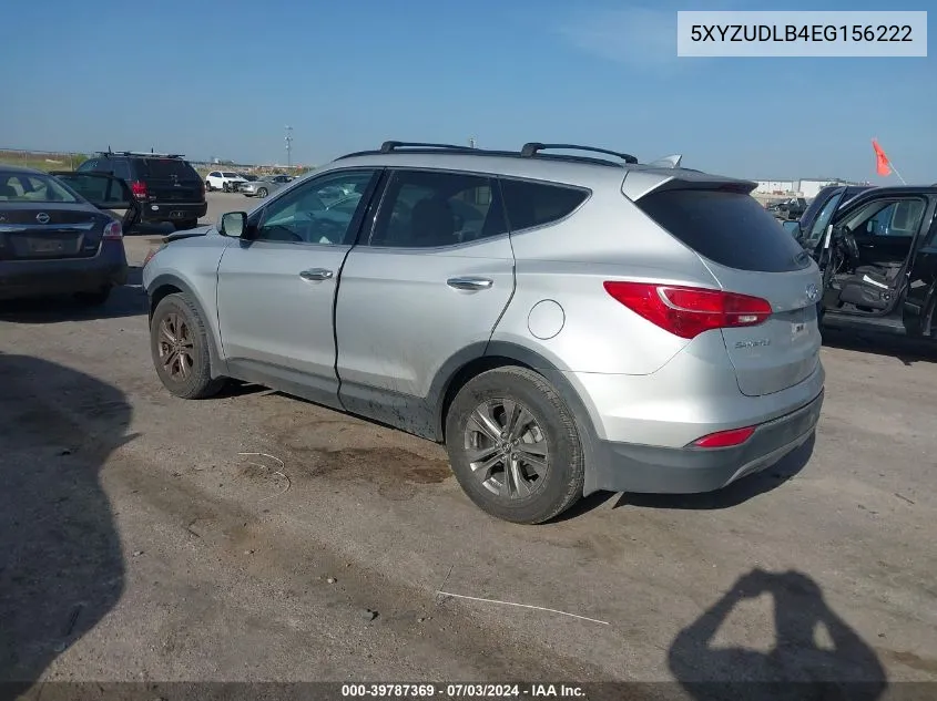 2014 Hyundai Santa Fe Sport 2.4L VIN: 5XYZUDLB4EG156222 Lot: 39787369