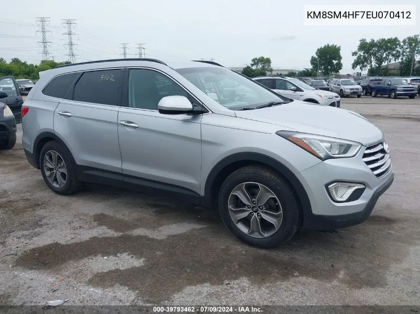 KM8SM4HF7EU070412 2014 Hyundai Santa Fe Gls