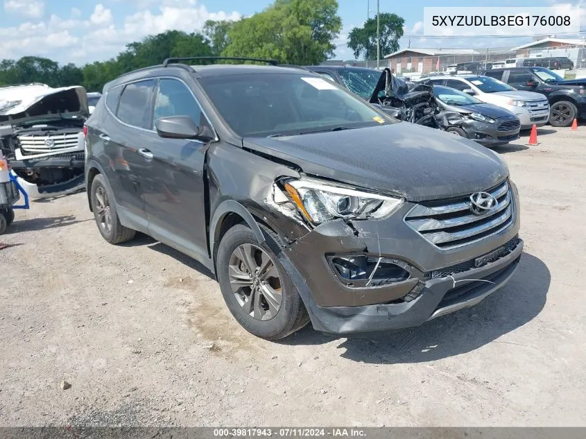 2014 Hyundai Santa Fe Sport 2.4L VIN: 5XYZUDLB3EG176008 Lot: 39817943