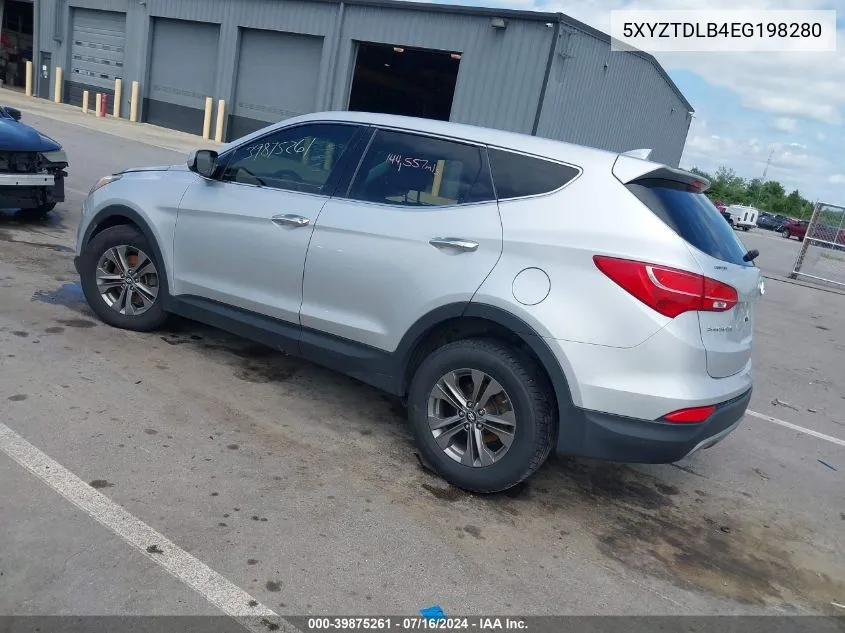 2014 Hyundai Santa Fe Sport 2.4L VIN: 5XYZTDLB4EG198280 Lot: 39875261