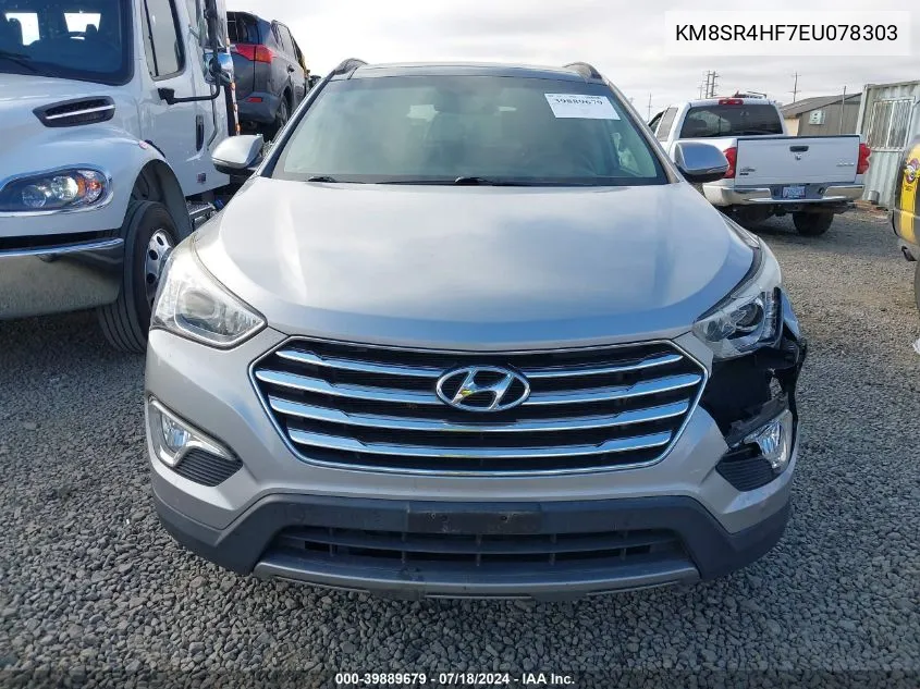 2014 Hyundai Santa Fe Gls VIN: KM8SR4HF7EU078303 Lot: 39889679