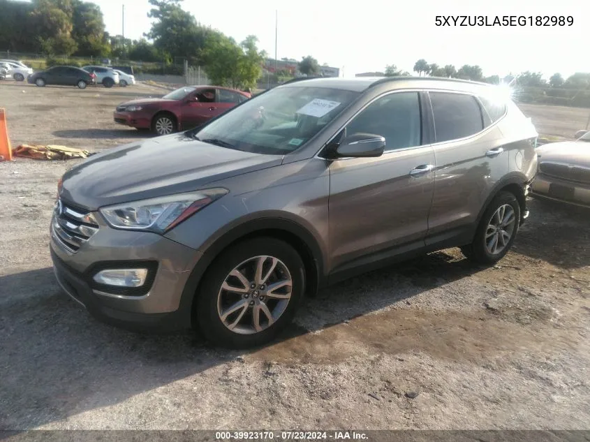 2014 Hyundai Santa Fe Sport 2.0L Turbo VIN: 5XYZU3LA5EG182989 Lot: 39923170