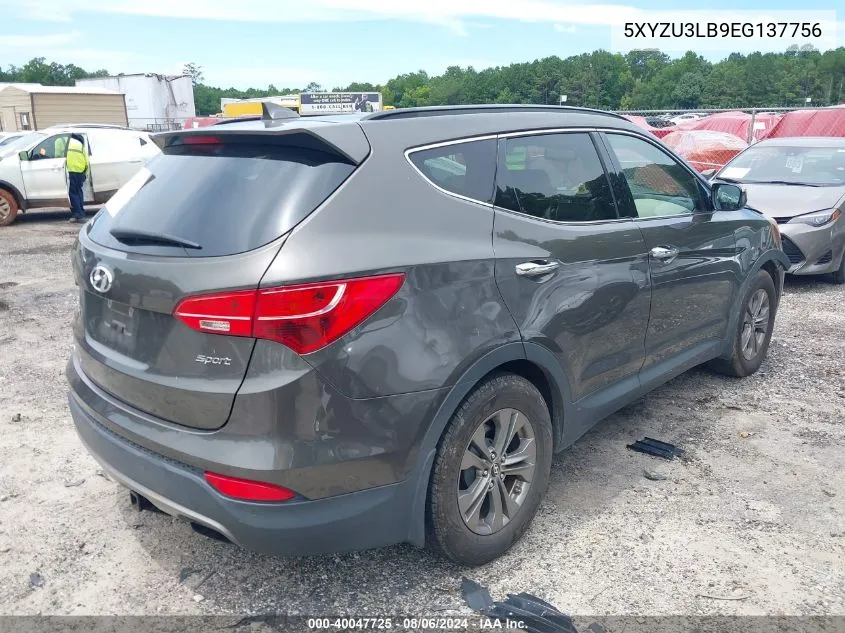 5XYZU3LB9EG137756 2014 Hyundai Santa Fe Sport 2.4L