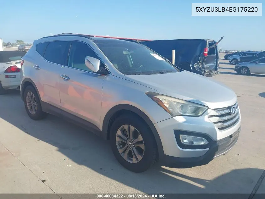 2014 Hyundai Santa Fe Sport 2.4L VIN: 5XYZU3LB4EG175220 Lot: 40084322