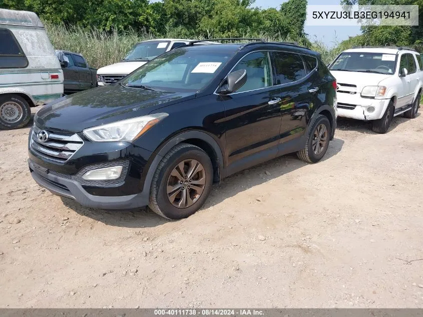 5XYZU3LB3EG194941 2014 Hyundai Santa Fe Sport 2.4L