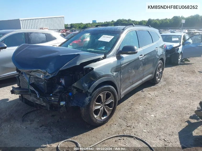 KM8SNDHF8EU068262 2014 Hyundai Santa Fe Gls