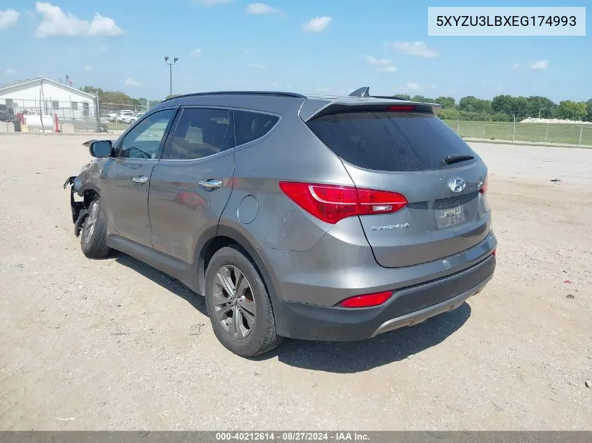 5XYZU3LBXEG174993 2014 Hyundai Santa Fe Sport 2.4L