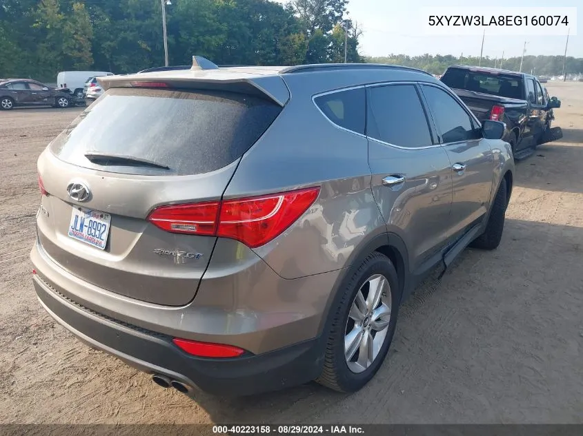 2014 Hyundai Santa Fe Sport 2.0L Turbo VIN: 5XYZW3LA8EG160074 Lot: 40223158