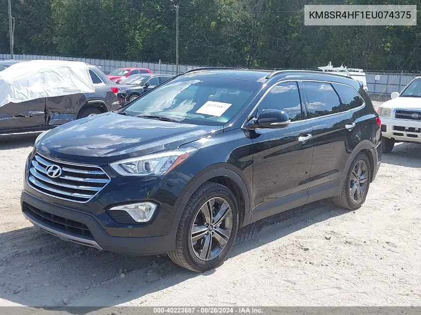 2014 Hyundai Santa Fe Limited VIN: KM8SR4HF1EU074375 Lot: 40223687