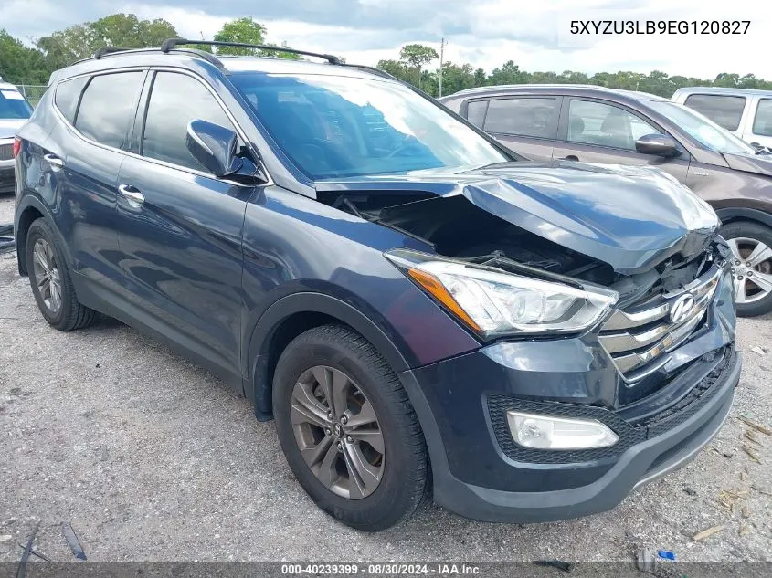 2014 Hyundai Santa Fe Sport 2.4L VIN: 5XYZU3LB9EG120827 Lot: 40239399