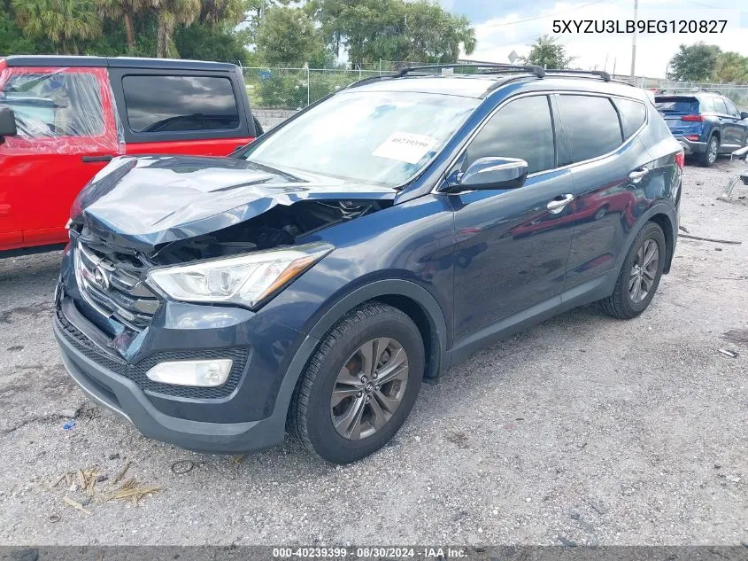 2014 Hyundai Santa Fe Sport 2.4L VIN: 5XYZU3LB9EG120827 Lot: 40239399