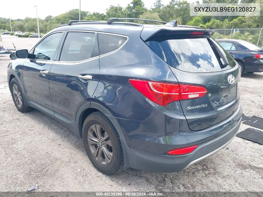 2014 Hyundai Santa Fe Sport 2.4L VIN: 5XYZU3LB9EG120827 Lot: 40239399