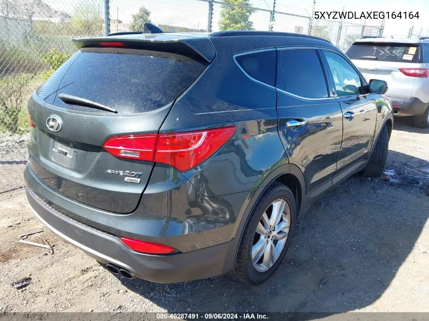 2014 Hyundai Santa Fe Sport 2.0L Turbo VIN: 5XYZWDLAXEG164164 Lot: 40287491