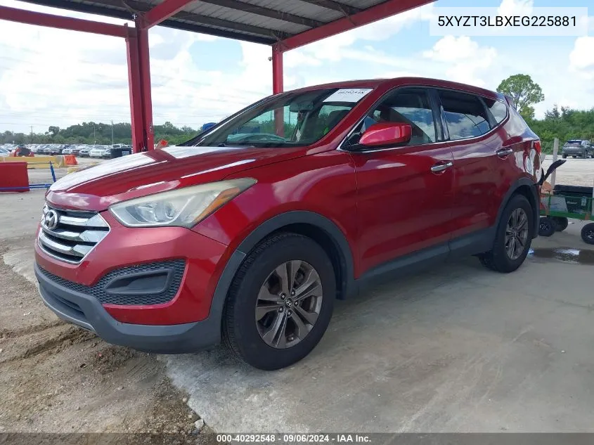 2014 Hyundai Santa Fe Sport 2.4L VIN: 5XYZT3LBXEG225881 Lot: 40292548