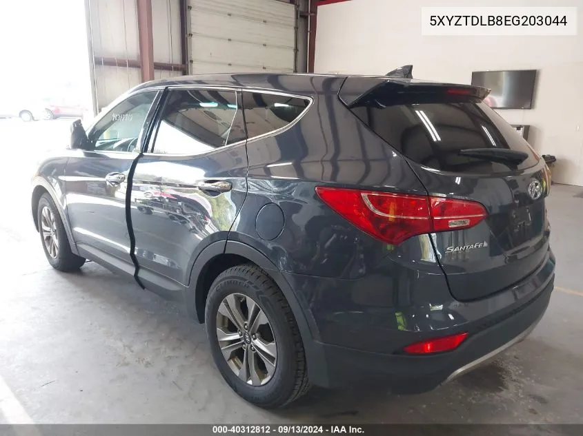 2014 Hyundai Santa Fe Sport 2.4L VIN: 5XYZTDLB8EG203044 Lot: 40312812